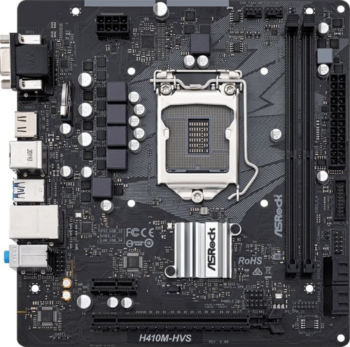 Мат. плата Socket1200 ASRock H410M-HVS R2.0 RTL