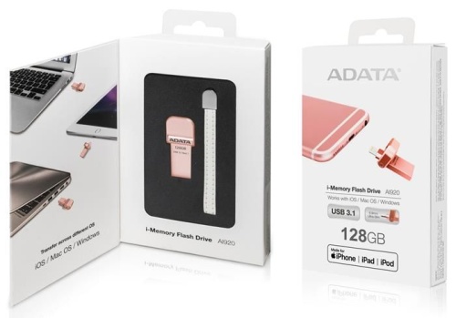 Накопитель USB flash A-DATA 128GB A-DATA i-Memory AI920 AAI920-128G-CRG фото 4