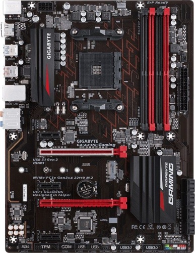 Мат. плата SocketAM4 GIGABYTE GA-AX370-Gaming фото 3