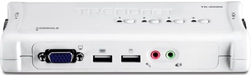 Переключатель KVM TRENDnet TK-409K фото 2