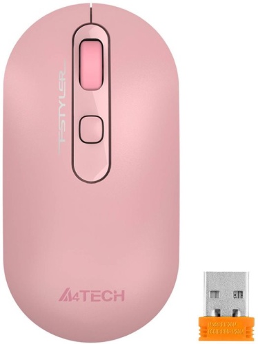 Беспроводная мышь A4Tech Fstyler FG20 розовый FG20 PINK фото 5