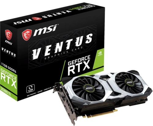 Видеокарта PCI-E MSI 11264Mb RTX 2080 Ti VENTUS 11G RTX 2080 TI VENTUS 11G фото 5