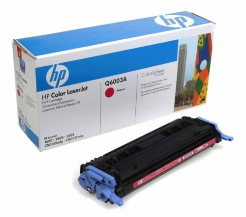 Оригинальный лазерный картридж Hewlett Packard Q6003A Оригинальный лазерный картридж Hewlett Packard Q6003A
