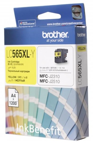 Оригинальный струйный картридж Brother LC-565XLY LC565XLY