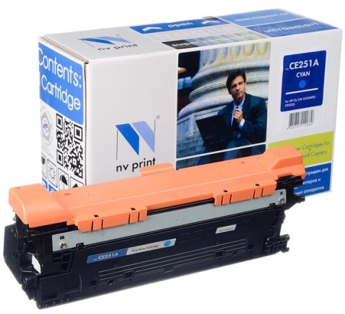 Картридж совместимый лазерный NV Print CE251A CYAN NV-CE251AC