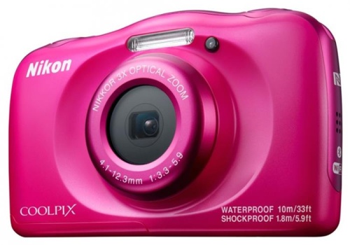 Цифровой фотоаппарат Nikon CoolPix W100 розовый VQA012K001 фото 2