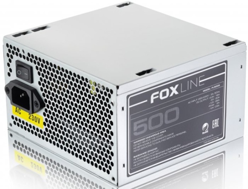 Блок питания Foxline 500W FL500S фото 2 Блок питания Foxline 500W FL500S фото 2