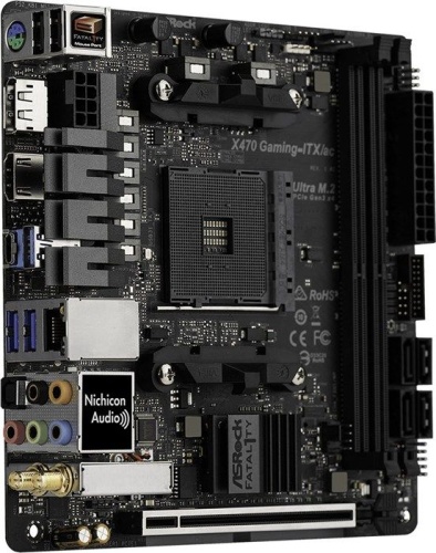 Мат. плата SocketAM4 ASRock X470 GAMING-ITX/AC фото 3