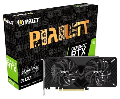 Видеокарта PCI-E Palit 8192Mb PA-RTX2070 DUAL 8G NE62070018P2-1160A фото 8