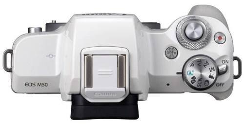 Цифровой фотоаппарат Canon EOS M50 белый 2681C042 фото 3