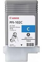 Оригинальный струйный картридж Canon Ink Tank PFI-102C Cyan 0896B001