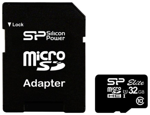 Карта памяти SDHC Silicon Power 32GB SP032GBSTHBU1V10SP Карта памяти SDHC Silicon Power 32GB SP032GBSTHBU1V10SP