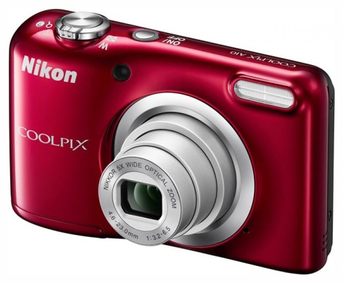 Цифровой фотоаппарат Nikon CoolPix A10 красный VNA982E1 фото 2