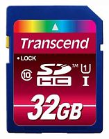 Карта памяти SDHC Transcend 32ГБ TS32GSDHC10U1