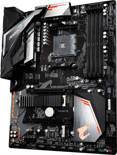 Мат. плата SocketAM4 GIGABYTE B450 AORUS ELITE V2 фото 2