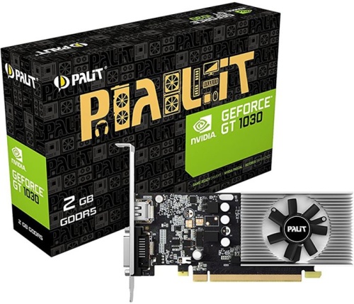 Видеокарта PCI-E Palit 2048Mb PA-GT1030 2GD4 NEC103000646-1082F BULK фото 4