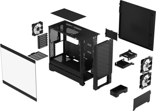 Корпус Miditower Fractal Design PoP Air RGB Black TG черный FD-C-POR1A-06 фото 2