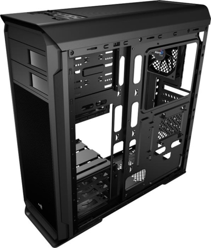 Корпус Miditower Aerocool Aero-500 Black + картридер SD/micro SD AERO-500 BLACK фото 8