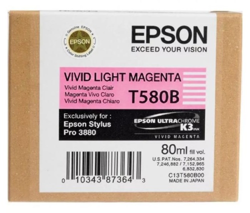 Оригинальный струйный картридж Epson T580B00 C13T580B00