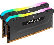 Модуль памяти DDR4 Corsair Vengeance RGB Pro SL 16Gb (2x8Gb) CMH16GX4M2Z4000C18 Black