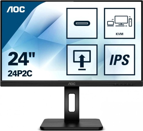 Монитор AOC 24P2C Black с поворотом экрана