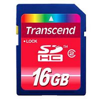 Карта памяти Micro SDHC Transcend 16ГБ TS16GSDHC2