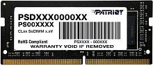 Модуль памяти SO-DIMM DDR4 Patriot Memory 4Gb PSD44G266641S