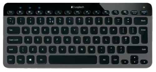 Клавиатура Logitech Wireless Illuminated Keyboard K810 беспроводная USB чёрная (920-004322)