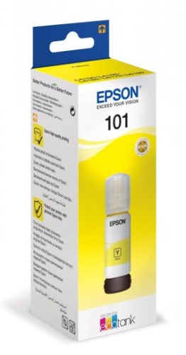 Оригинальный струйный картридж Epson L101 C13T03V44A желтый фото 2