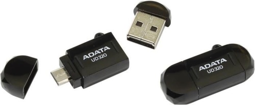 Накопитель USB flash A-DATA 32GB DashDrive UD320 OTG Черный AUD320-32G-RBK фото 4