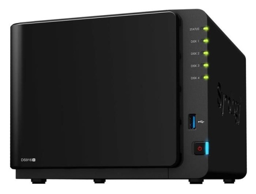 Сетевое хранилище данных (NAS) Synology DS916+(8GB) 4BAY NO HDD фото 2