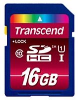 Карта памяти SDHC Transcend 16 Гб Ultimate TS16GSDHC10U1