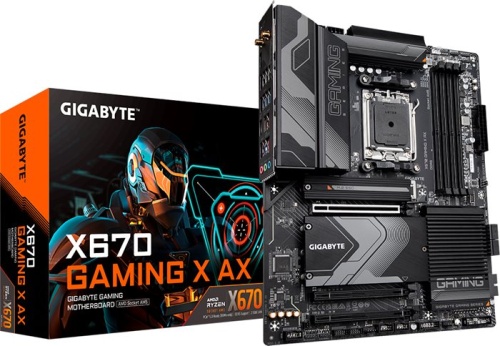 Мат. плата SocketAM5 GIGABYTE X670 GAMING X AX фото 6