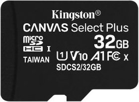   Micro SDHC Kingston 32Gb SDCS2/32GBSP CanvSelect Plus