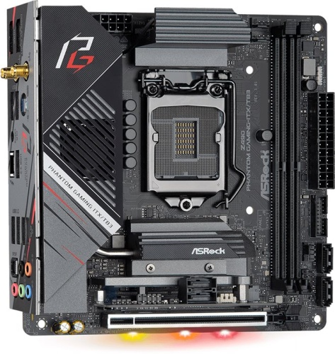 Мат. плата Socket1200 ASRock Z490 PHANTOM GAMING-ITX/TB3 фото 3