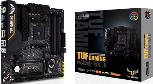 Мат. плата SocketAM4 ASUS TUF GAMING B450M-PRO II фото 5 Мат. плата SocketAM4 ASUS TUF GAMING B450M-PRO II фото 5