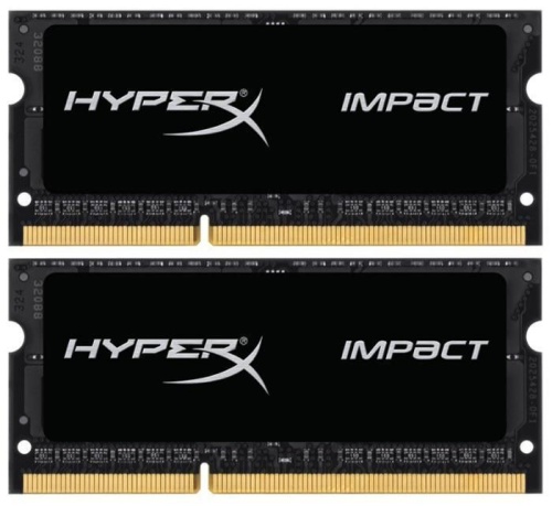 Модуль памяти SO-DIMM DDR3 Kingston 16GB Kit (2x8GB) HyperX Impact Black HX321LS11IB2K2/16 Модуль памяти SO-DIMM DDR3 Kingston 16GB Kit (2x8GB) HyperX Impact Black HX321LS11IB2K2/16