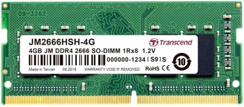 Модуль памяти SO-DIMM DDR4 Transcend 4GB JM2666HSH-4G