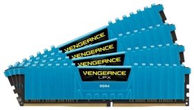 Модуль памяти DDR4 Corsair 16GB Kit 4x4Gb CMK16GX4M4A2666C16B