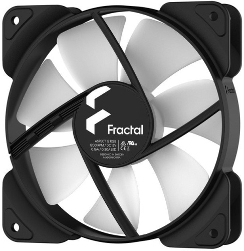 Вентилятор для корпуса Fractal Design Aspect 12 RGB Black Frame 3-pack (FD-F-AS1-1206) фото 4