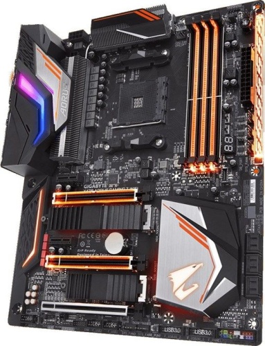 Мат. плата SocketAM4 GIGABYTE X470 AORUS GAMING 7 WIFI фото 3