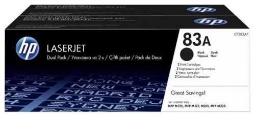 Оригинальный лазерный картридж Hewlett Packard 83A CF283AD черный CF283AF