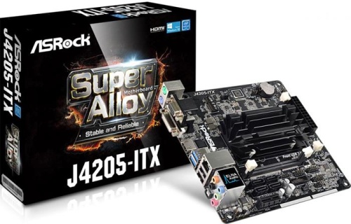 Мат. плата с CPU ASRock J4205-ITX фото 5