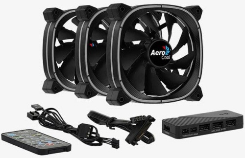 Вентилятор для корпуса Aerocool Astro 12 Pro (комплект из 3-х кулеров) фото 3