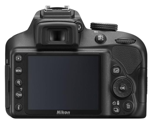 Цифровой фотоаппарат Nikon D3400 черный VBA490K002 фото 3
