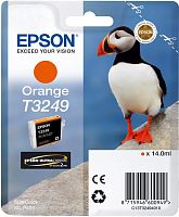 Оригинальный струйный картридж Epson T3249 C13T32494010 оранжевый