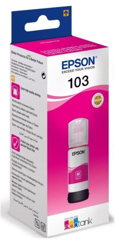 Оригинальный струйный картридж Epson 103M C13T00S34A пурпурный