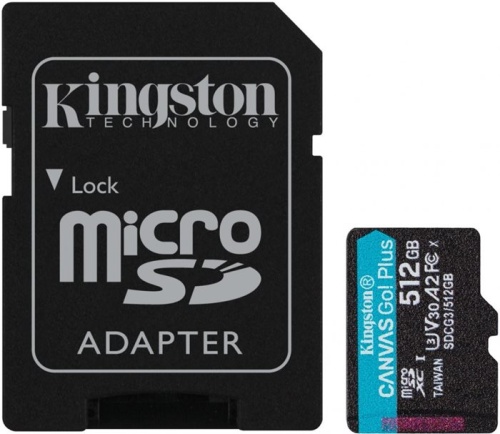 Карта памяти micro SDXC Kingston 512Gb (SDCG3/512GB)