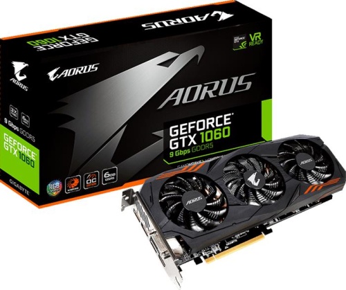 Видеокарта PCI-E GIGABYTE 6144Мб GeForce GTX 1060 AORUS Xtreme Edition GV-N1060AORUS X-6GD фото 6