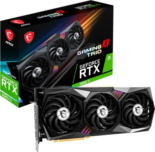 Видеокарта PCI-E MSI RTX 3060 Ti GAMING X TRIO 8GD6X фото 6